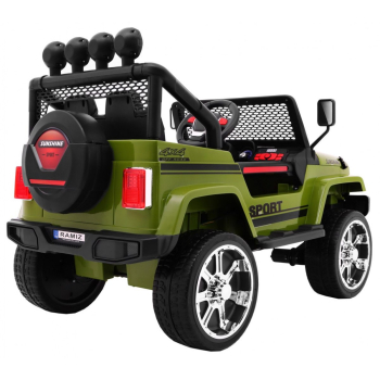 Autko terenowe Raptor Drifter Zielony + Pilot + Napęd 4x4 + Schowek + Wolny Start + MP3 LED